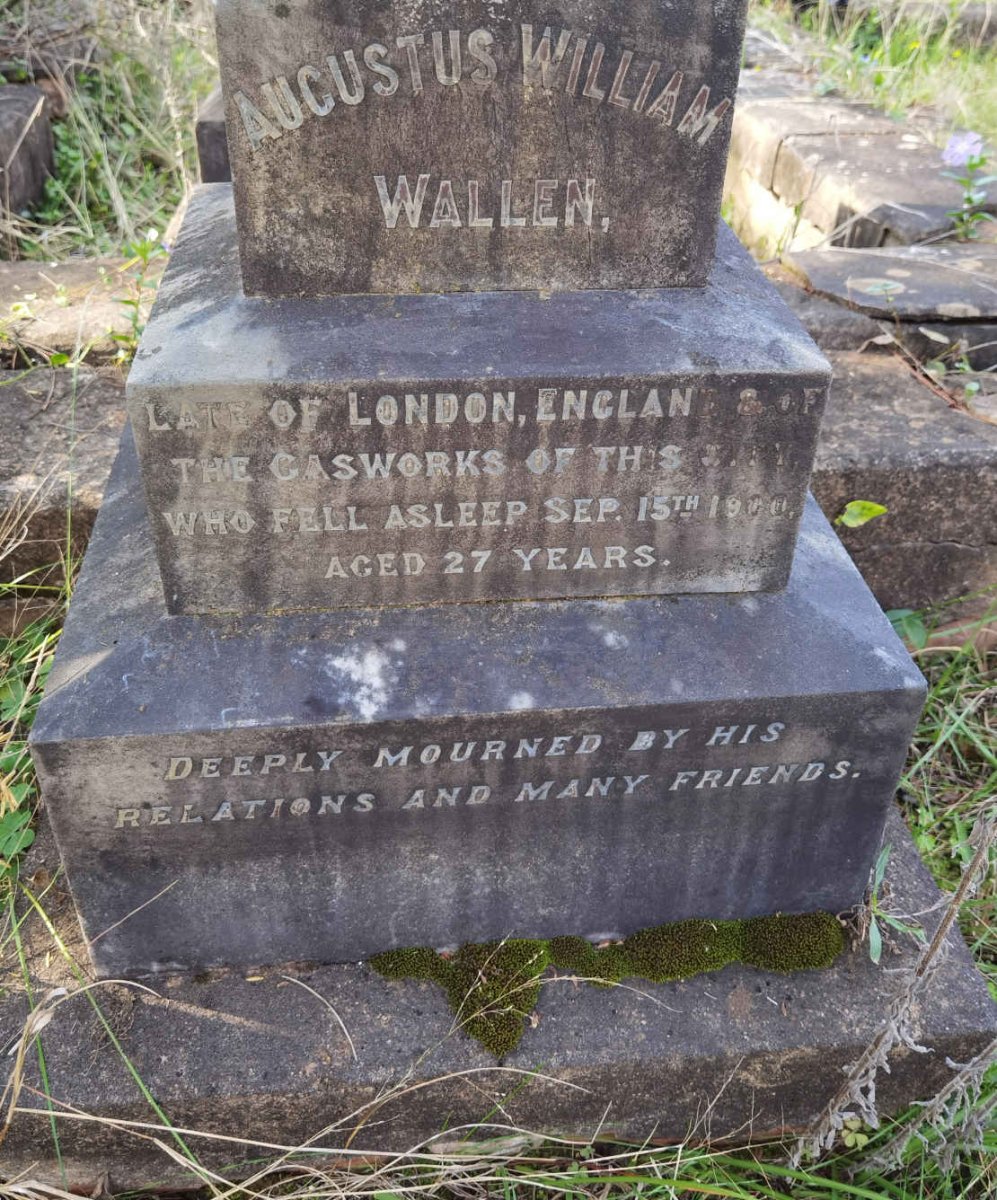 WALLEN Augustus William -1900