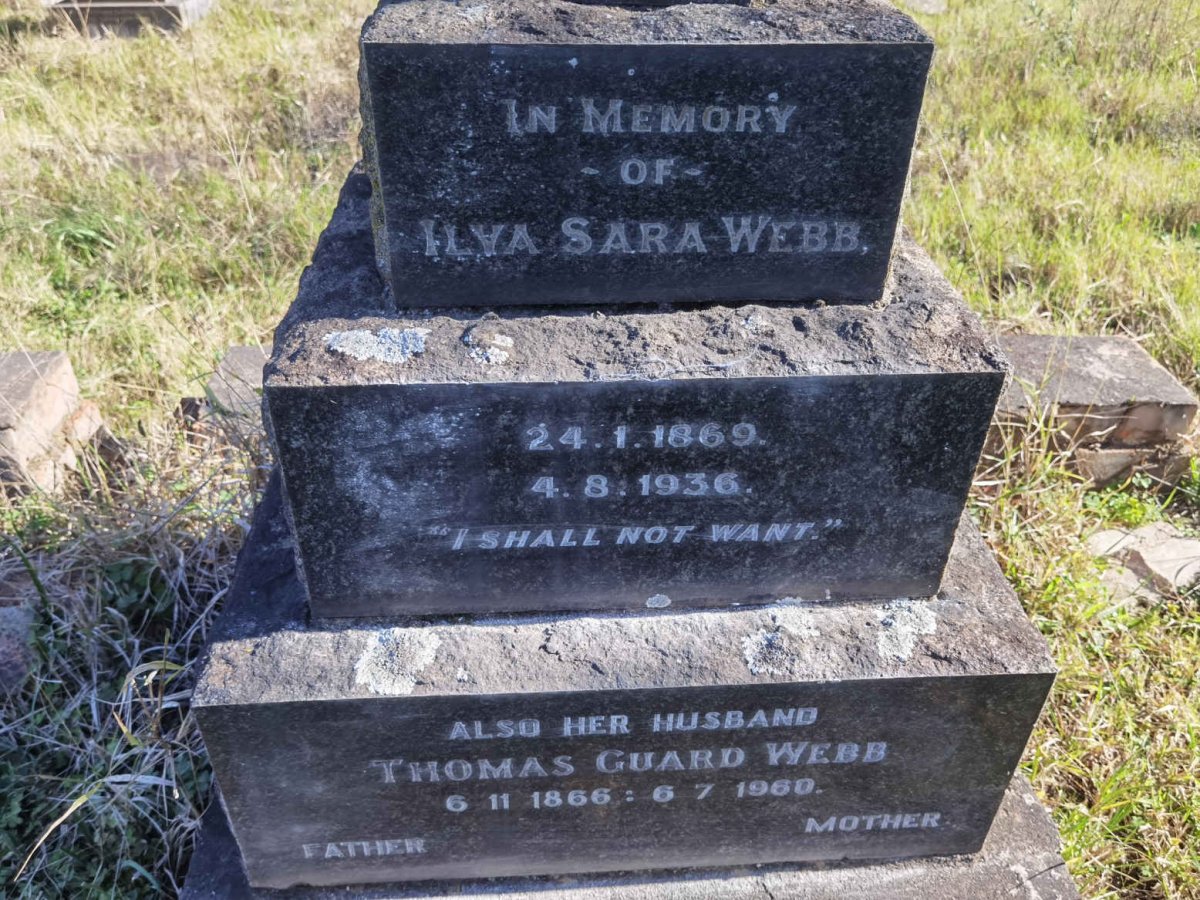 WEBB Thomas Guard 1866-1960 &amp; Ilya Sara 1869-1936