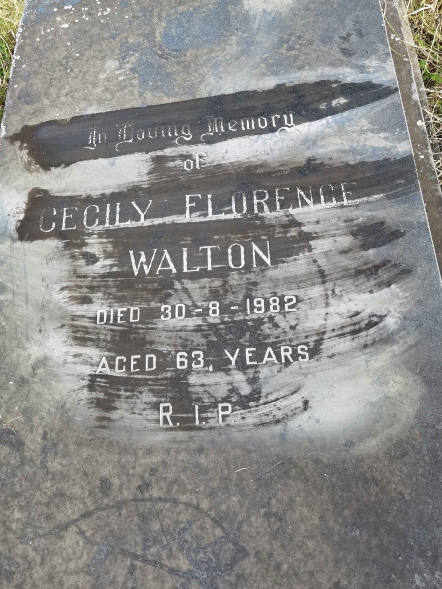 WALTON Cecily Florence -1982