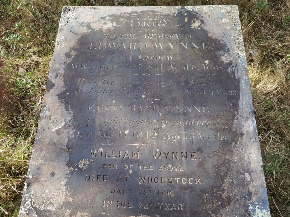 WYNNE Edward -1841 :: WYNNE Fanny Jane -1842 :: WYNNE William -1886
