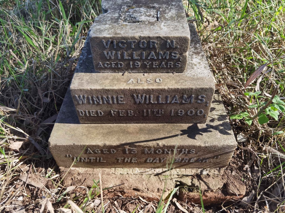 WILLIAMS Victor N. :: WILLIAMS Winnie -1900