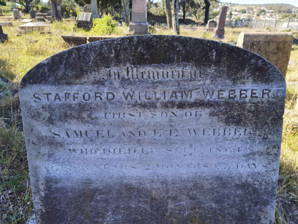 WEBBER Stafford William -1864