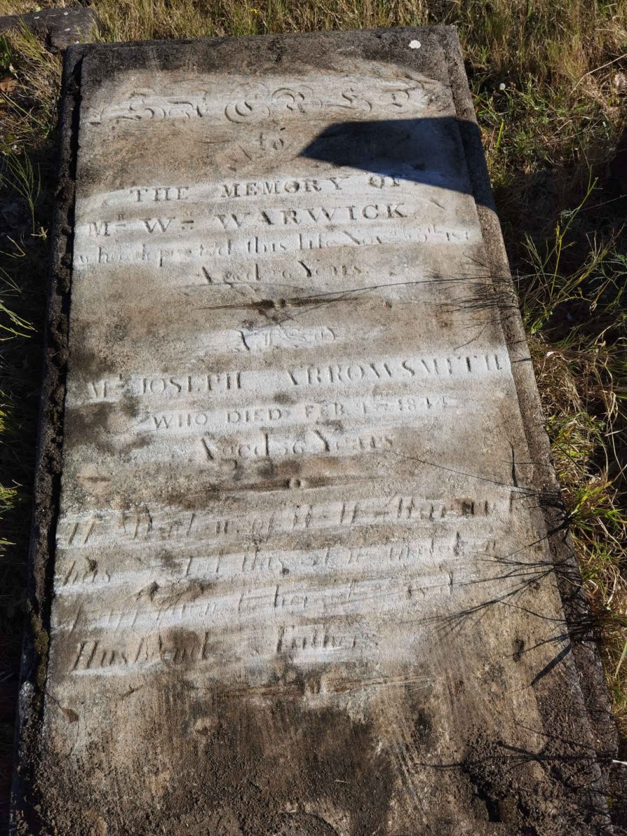 WARWICK W. -18?? :: ARROWSMITH M. Joseph -1844