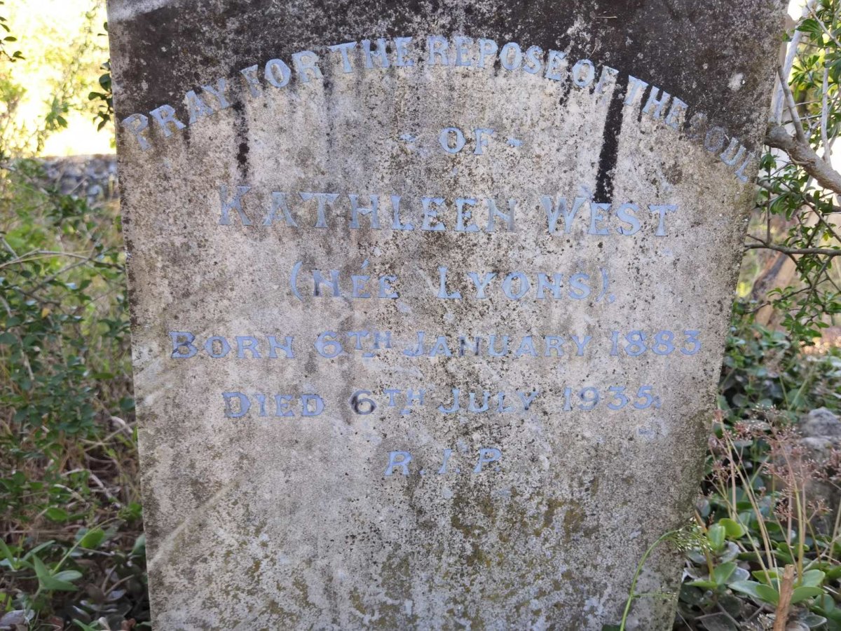 WEST Kathleen nee LYONS 1883-1935