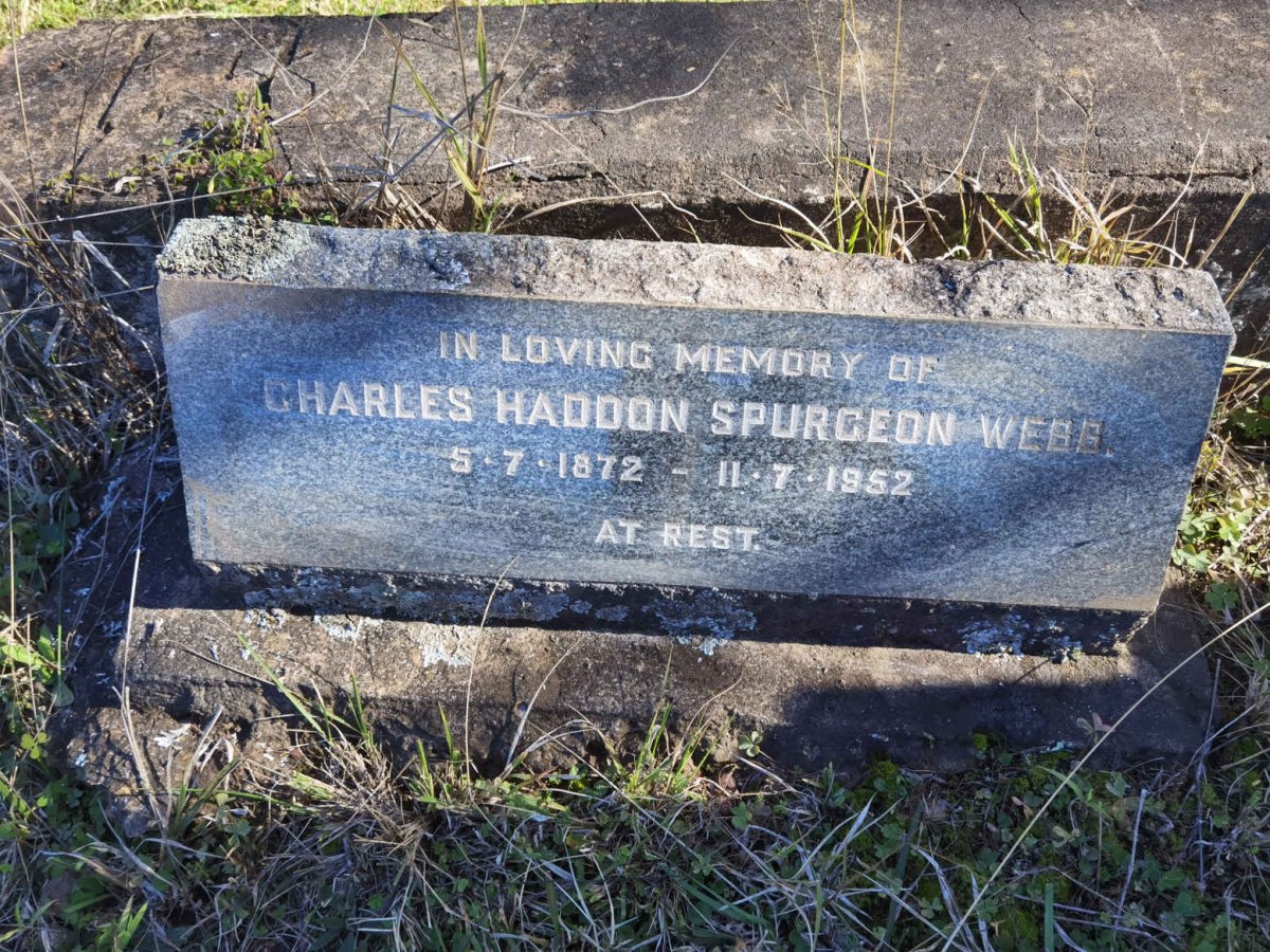 WEBB Charles Haddon Spurgeon 1872-1952