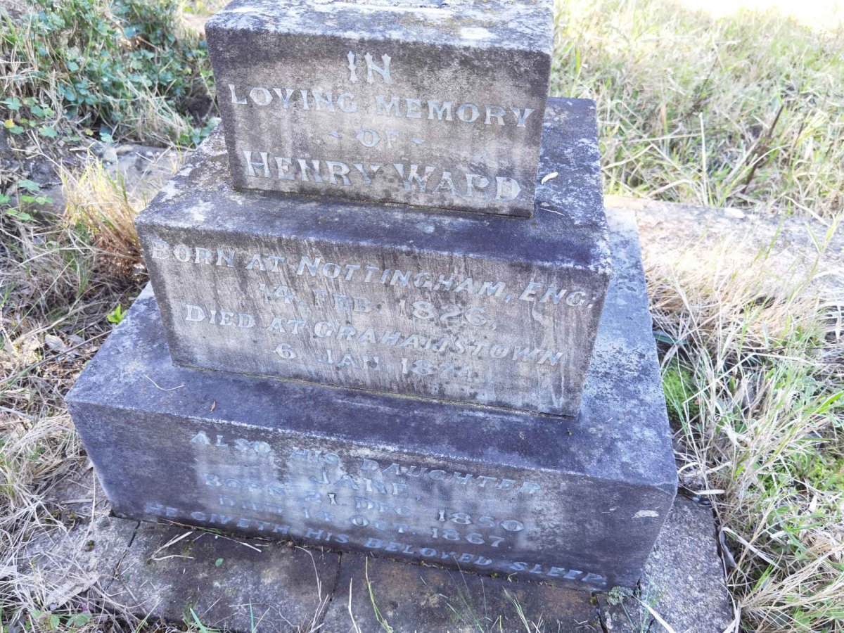 WARD Henry 1826-1874 :: WARD Jane 1850-1867