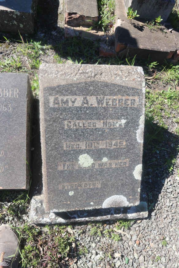 WEBBER Amy A. -1945