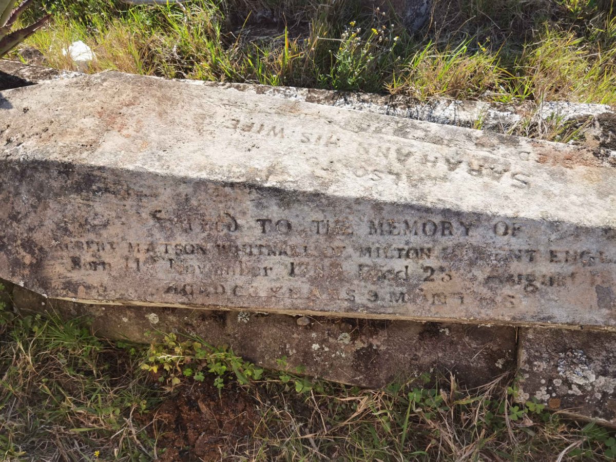 WHITNAL Robert Matson 1789-1858 & Sarah Ann -1861 _1