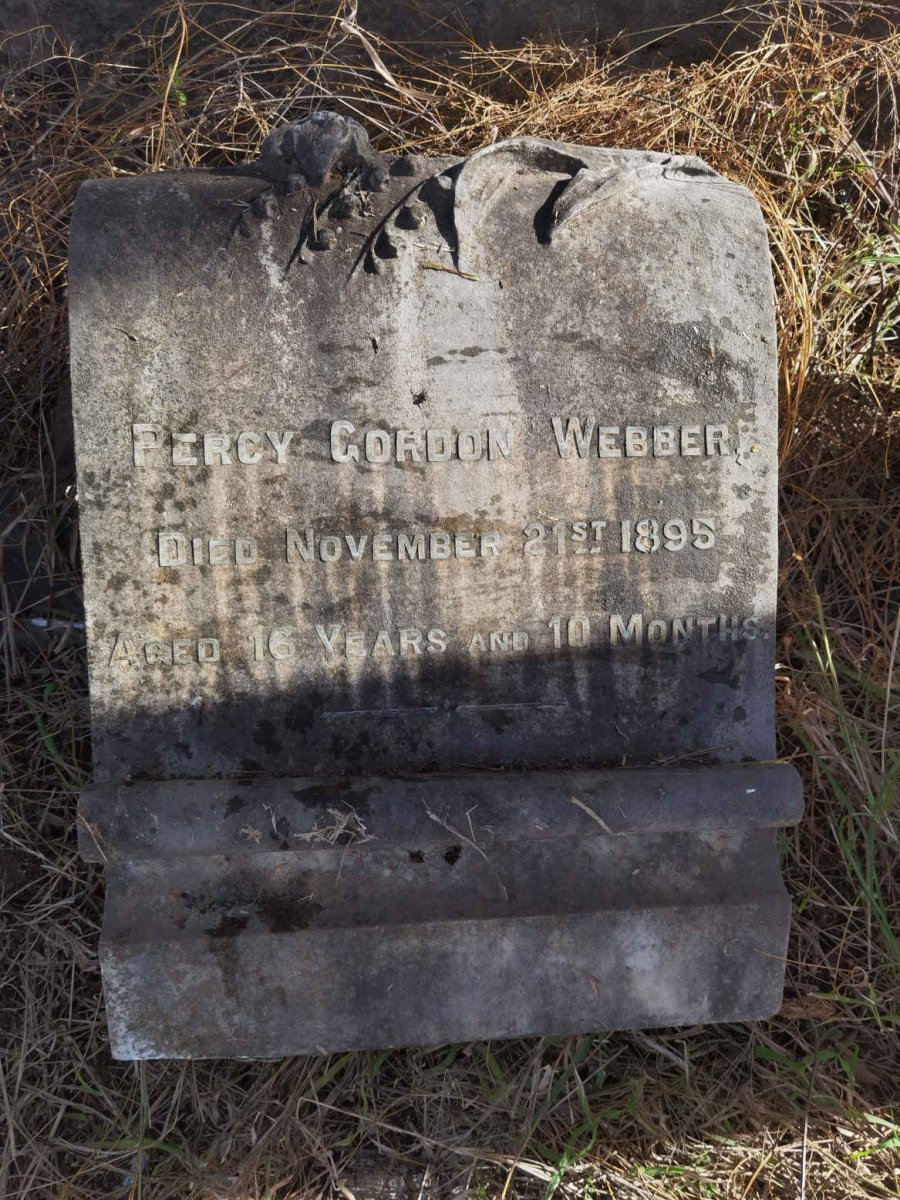 WEBBER Percy Gordon -1895