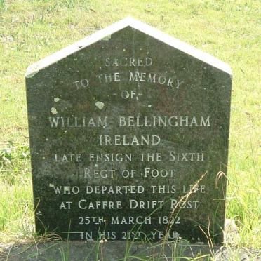 BELLINGHAM William -1822