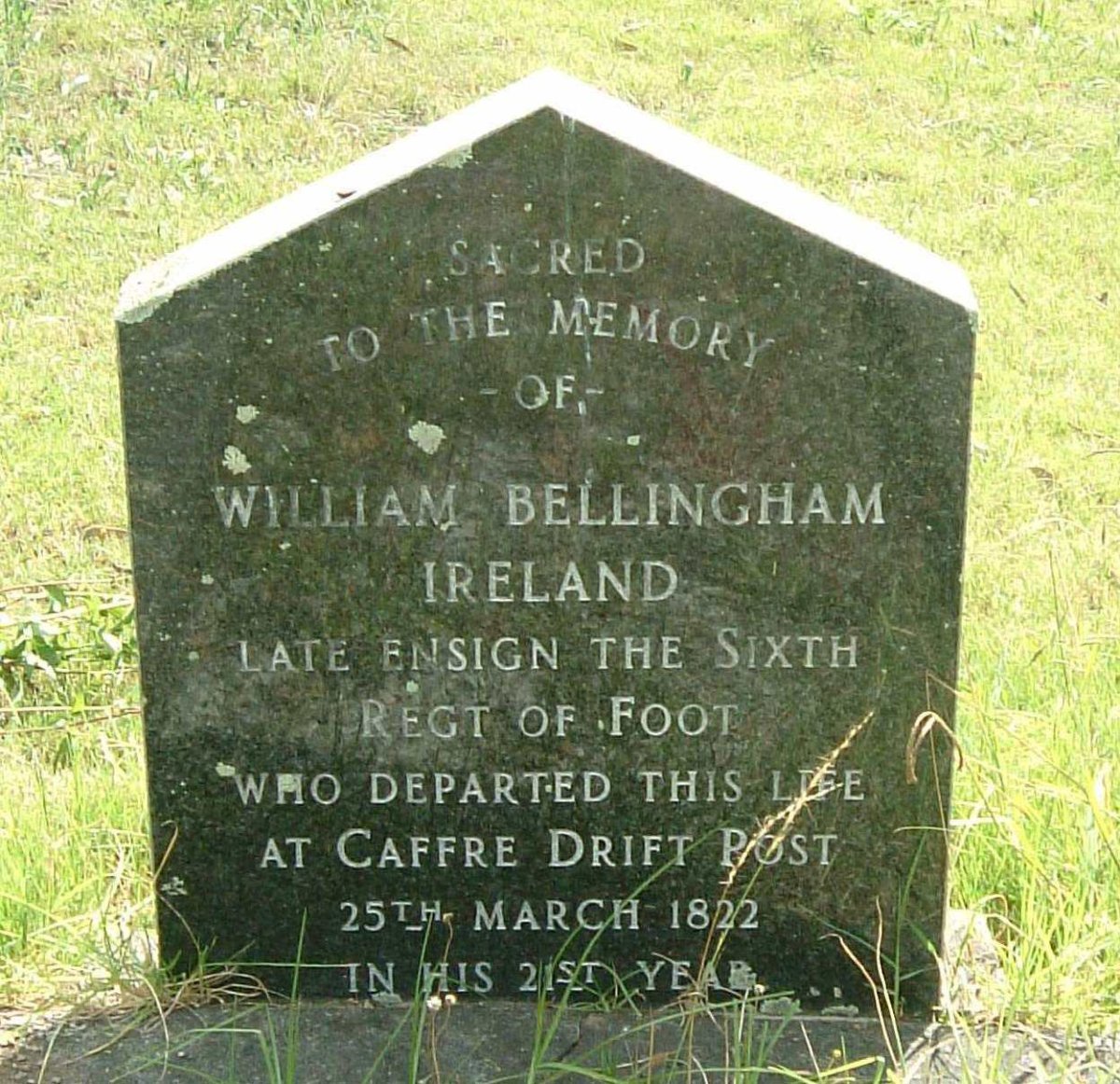 BELLINGHAM William -1822