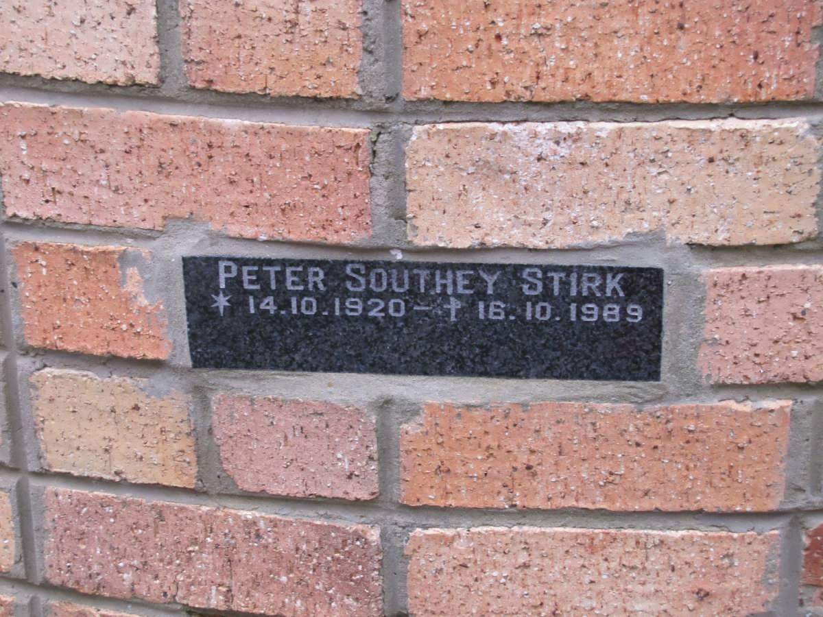 STIRK Peter Southey 1920-1989
