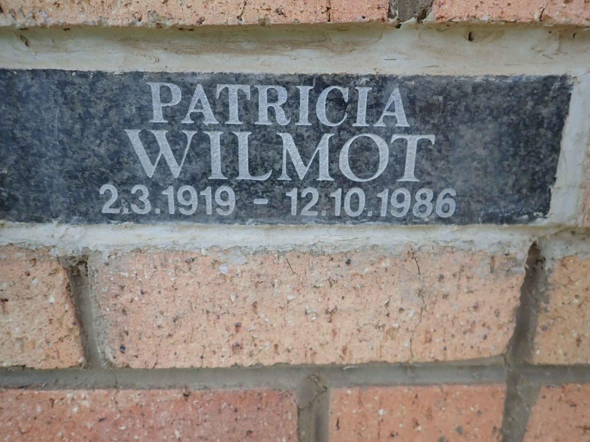 WILMOT Patricia 1919-1986