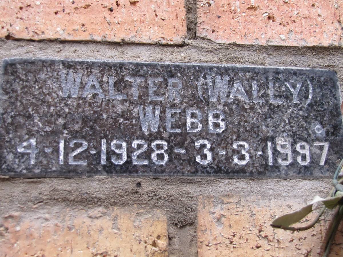 WEBB Walter 1928-1997