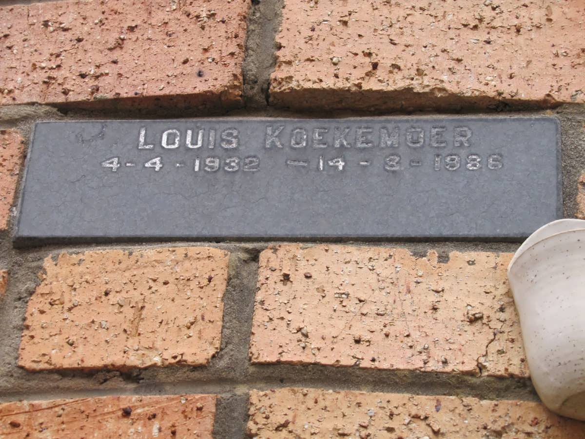 KOEKEMOER Louis 1932-1986