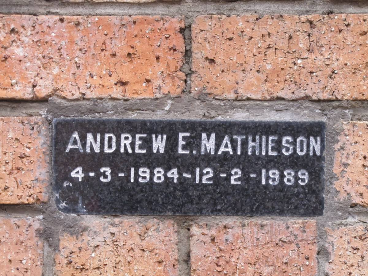 MATHIESON Andrew E. 1984-1989