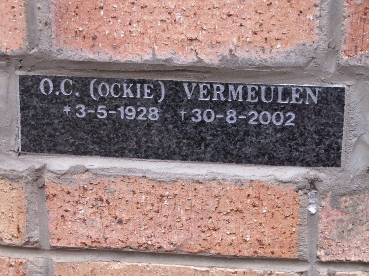 VERMEULEN O.C. 1928-2002