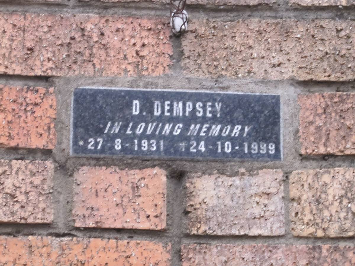 DEMPSEY D. 1931-1999
