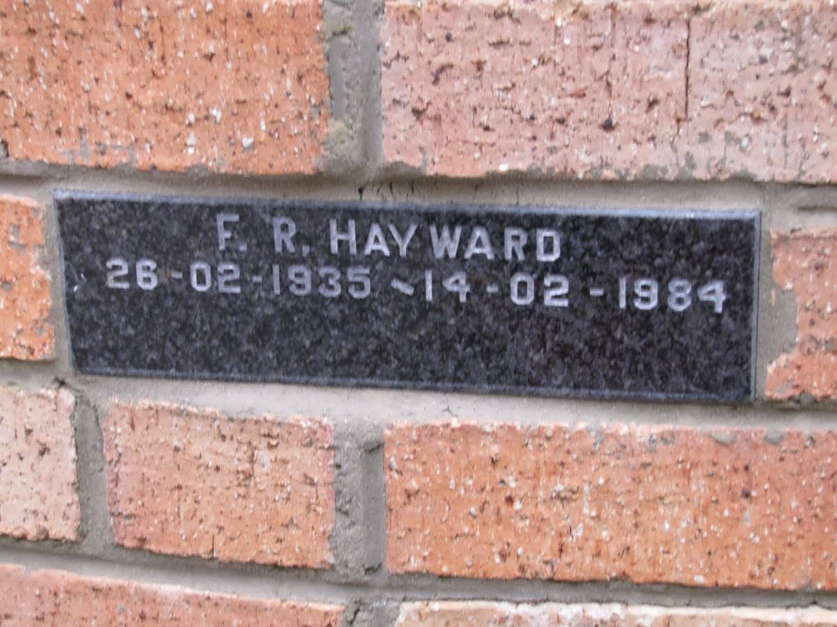 HAYWARD F.R. 1935-1984