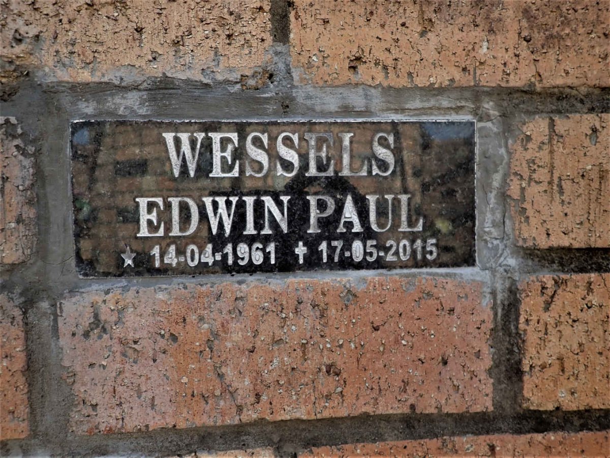 WESSELS Edwin Paul 1961-2015