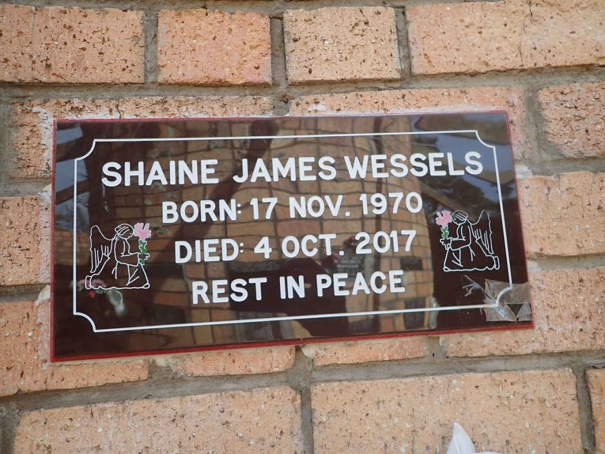 WESSELS Shaine James 1970-2017