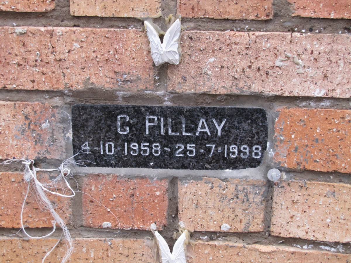 PILLAY C. 1958-1998