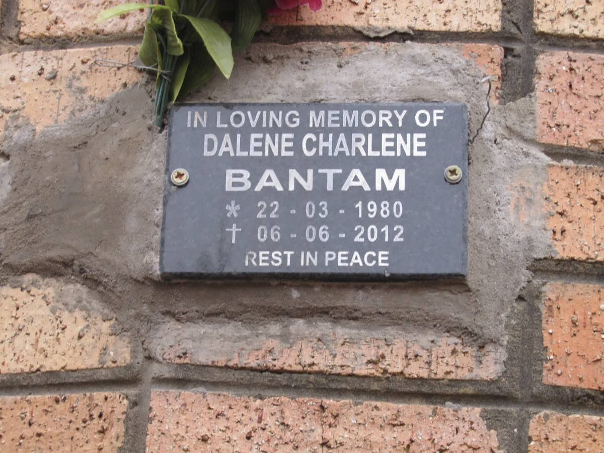BANTAM Dalene Charlene 1980-2012