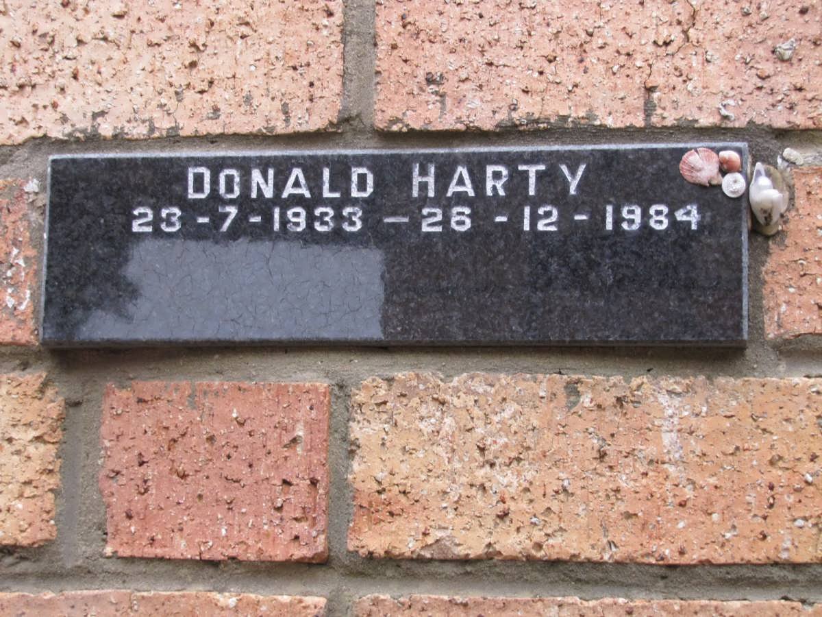 HARTY Donald 1933-1984