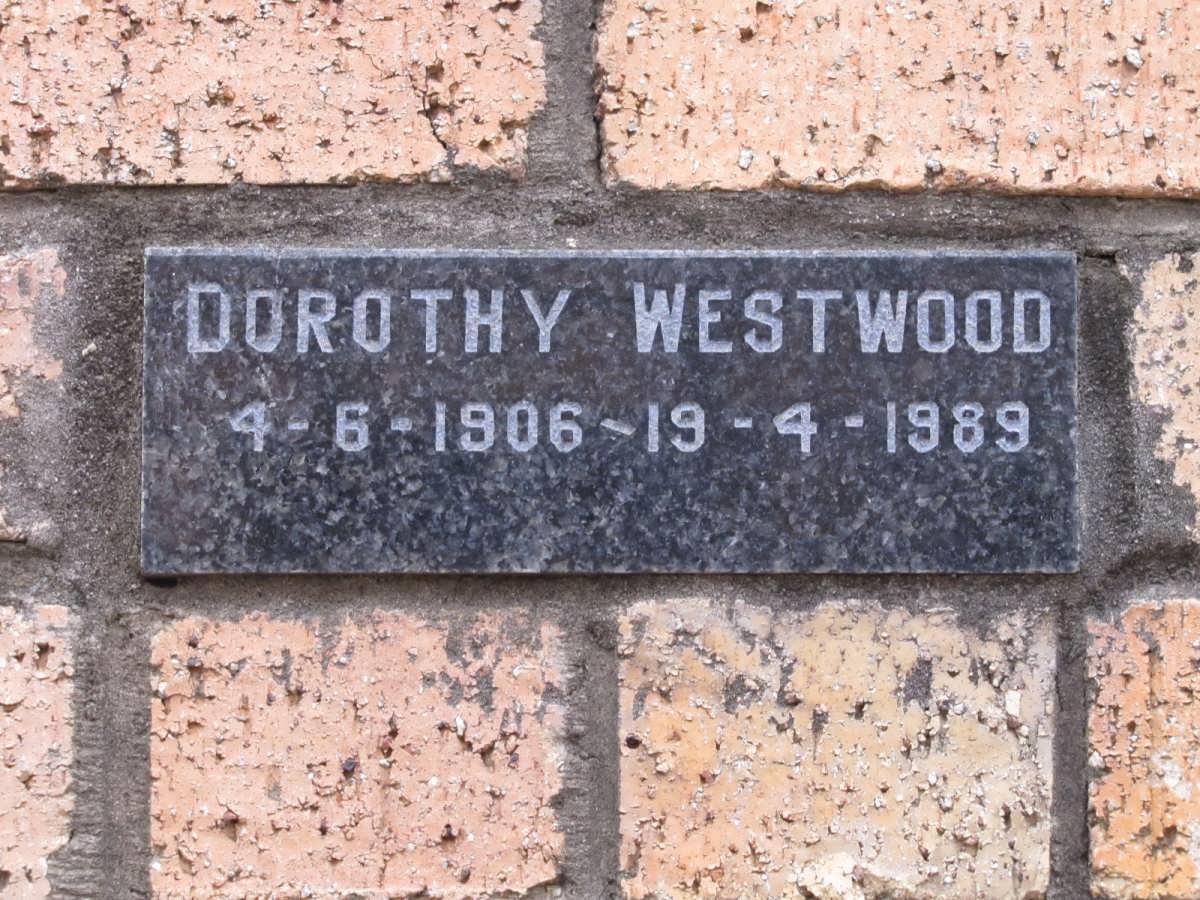 WESTWOOD Dorothy 1906-1989