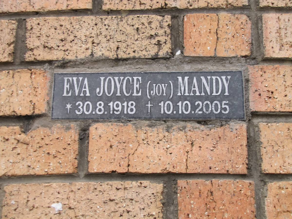 MANDY Eva Joyce 1918-2005