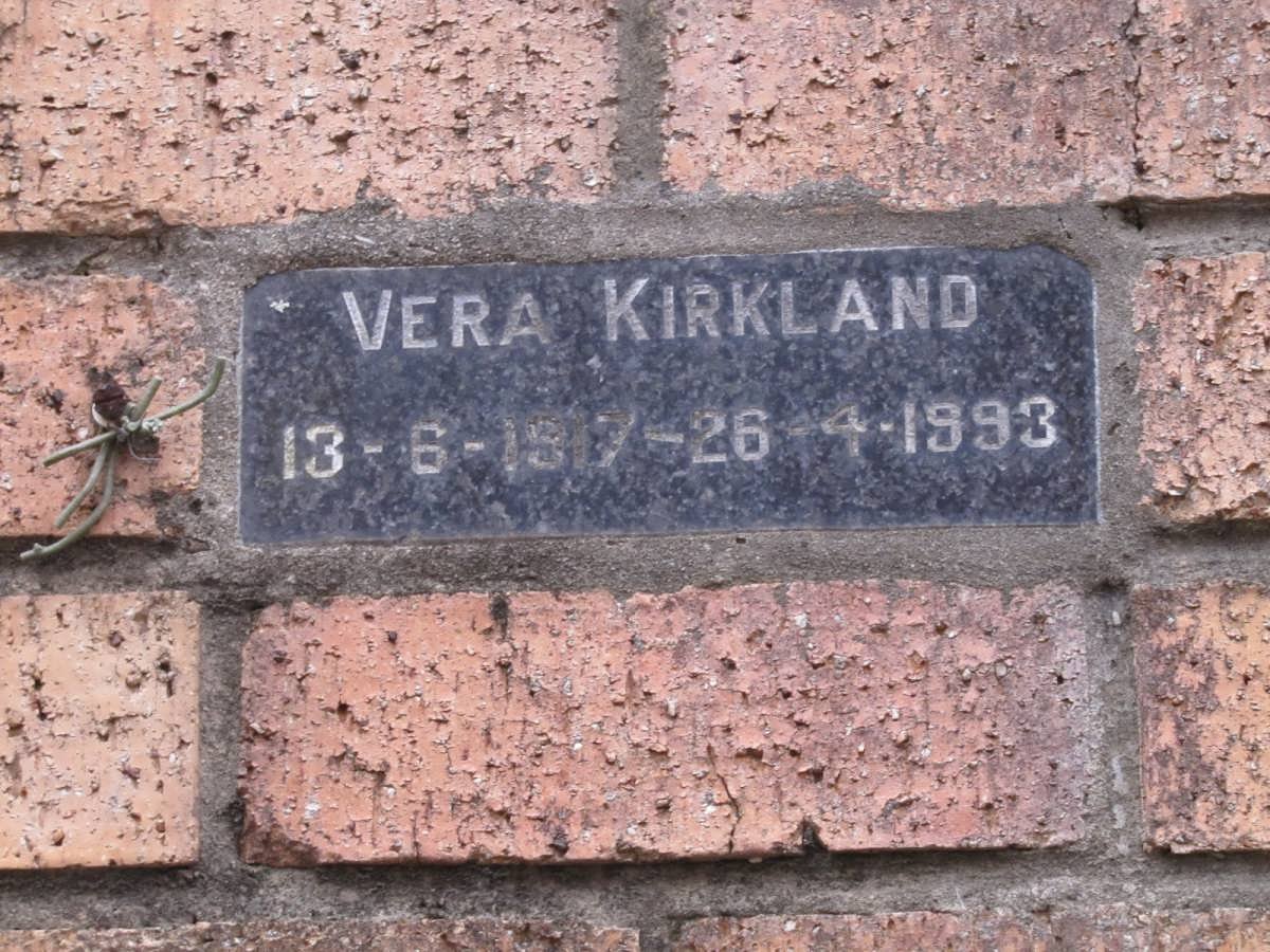 KIRKLAND Vera 1917-1993