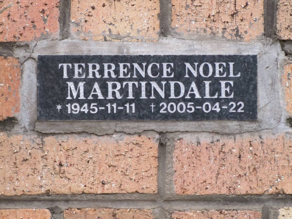 MARTINDALE Terrence Noel 1945-2005