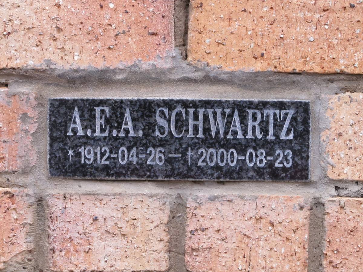 SCHWARTZ  A.E.A. 1912-2000