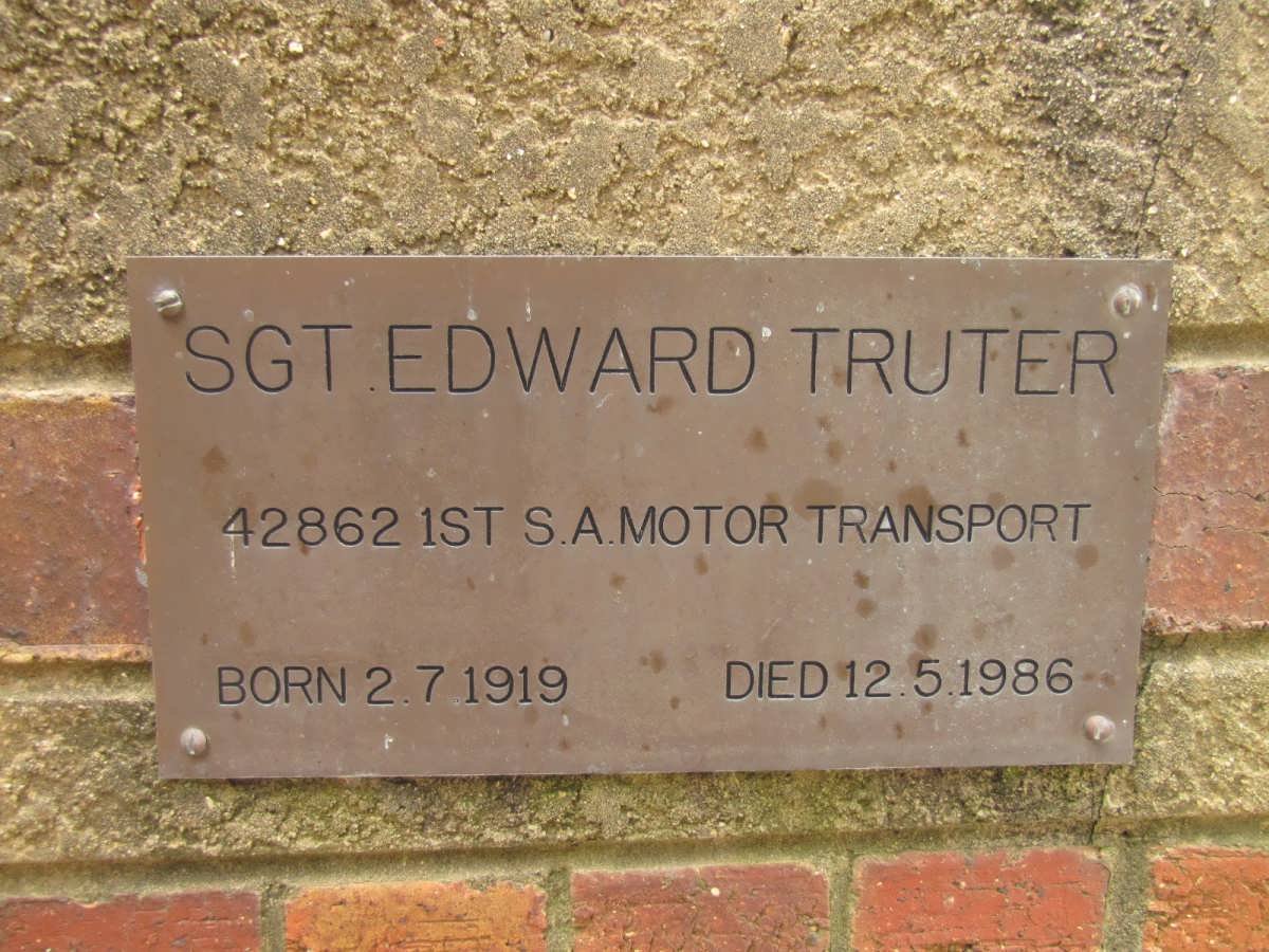 TRUTER Edward 1919-1986