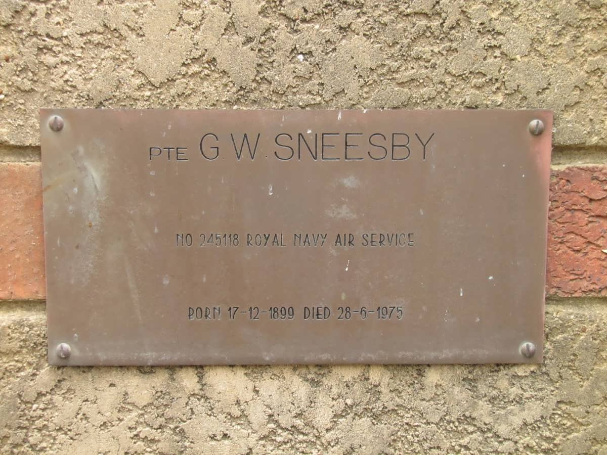 SNEESBY G.W. 1899-1975