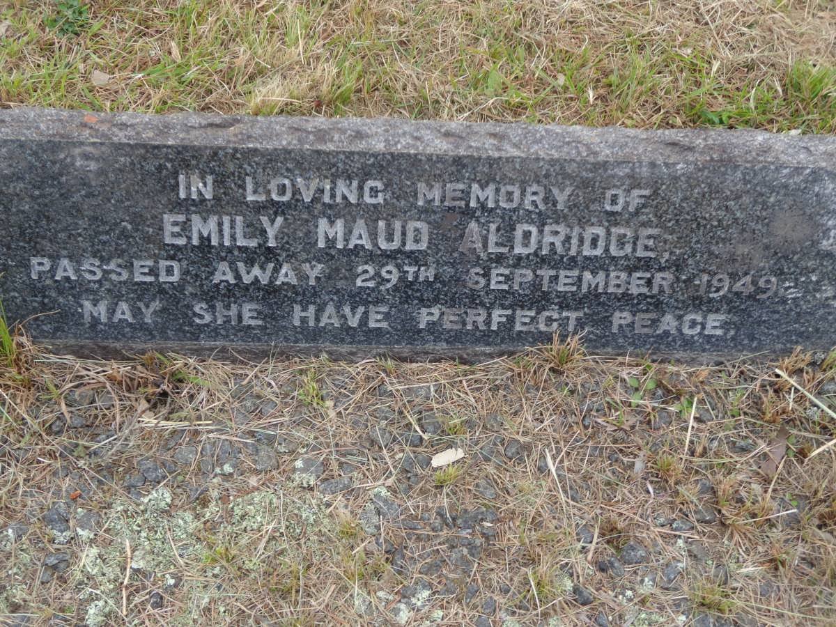 ALDRIDGE Emily Maud -1949