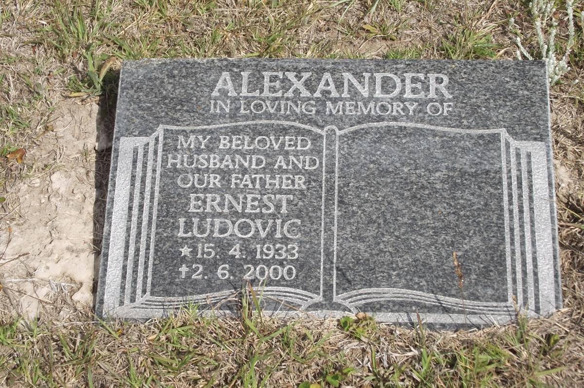 ALEXANDER Ernest Ludovic 1933-2000