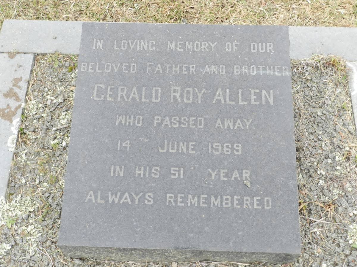 ALLEN Gerald Roy -1969 