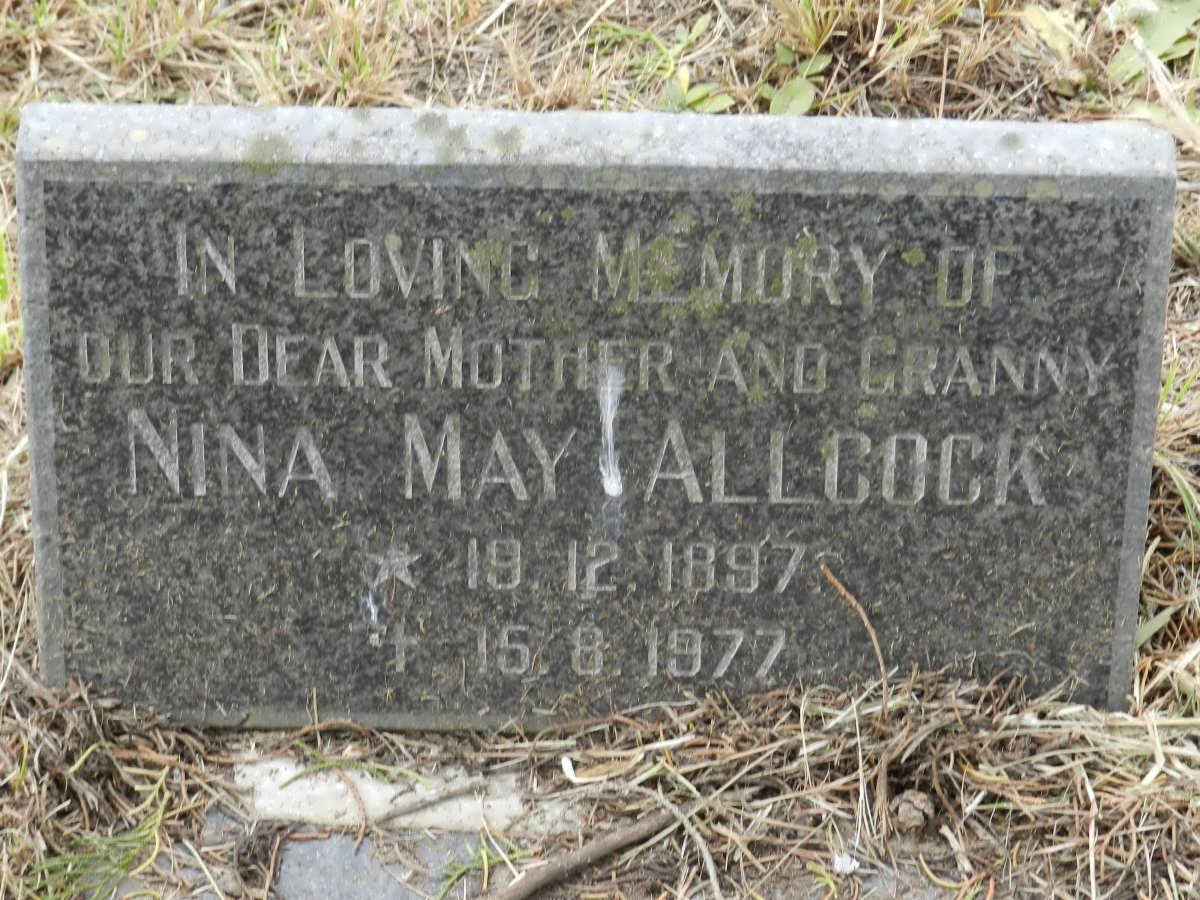 ALLCOCK Nina May 1897-1977