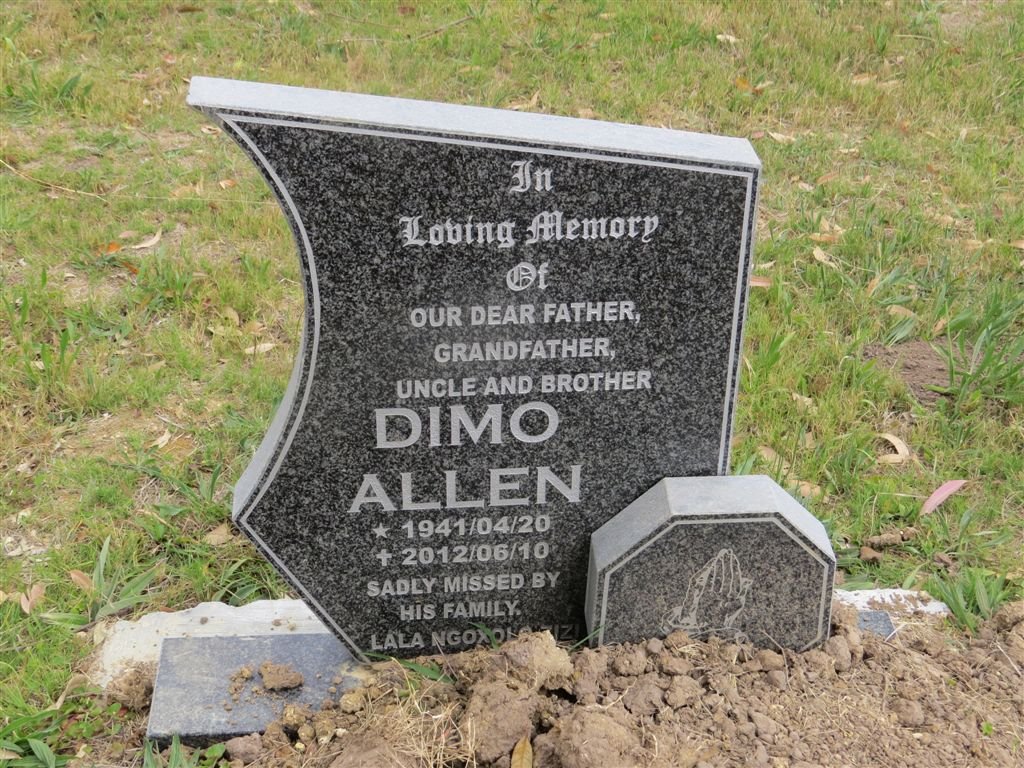 ALLEN Dimo 1941-2012