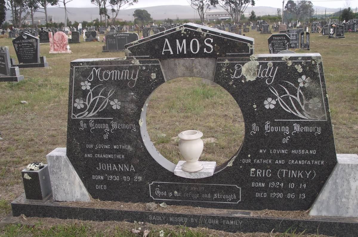 AMOS Eric 1924-1990 &amp; Johanna 1930-