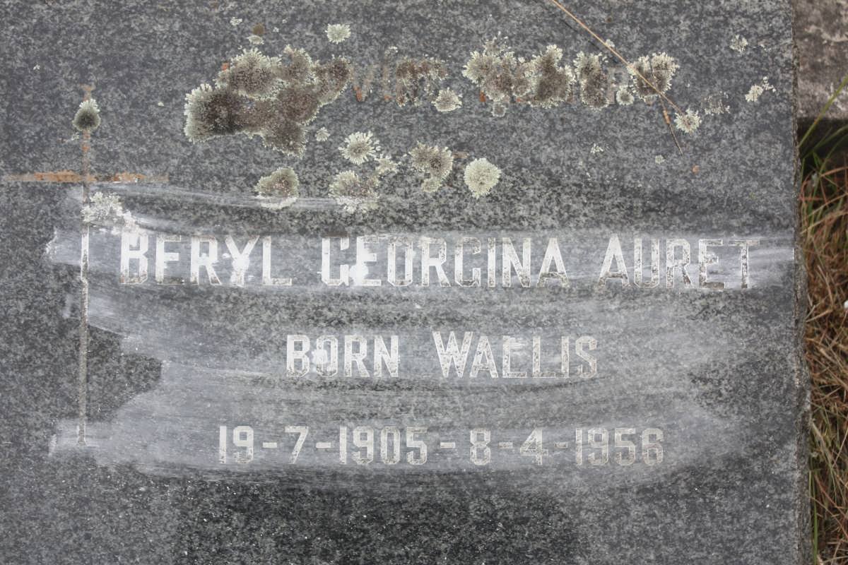 AURET Beryl Georgina nee WALLIS 1905-1956