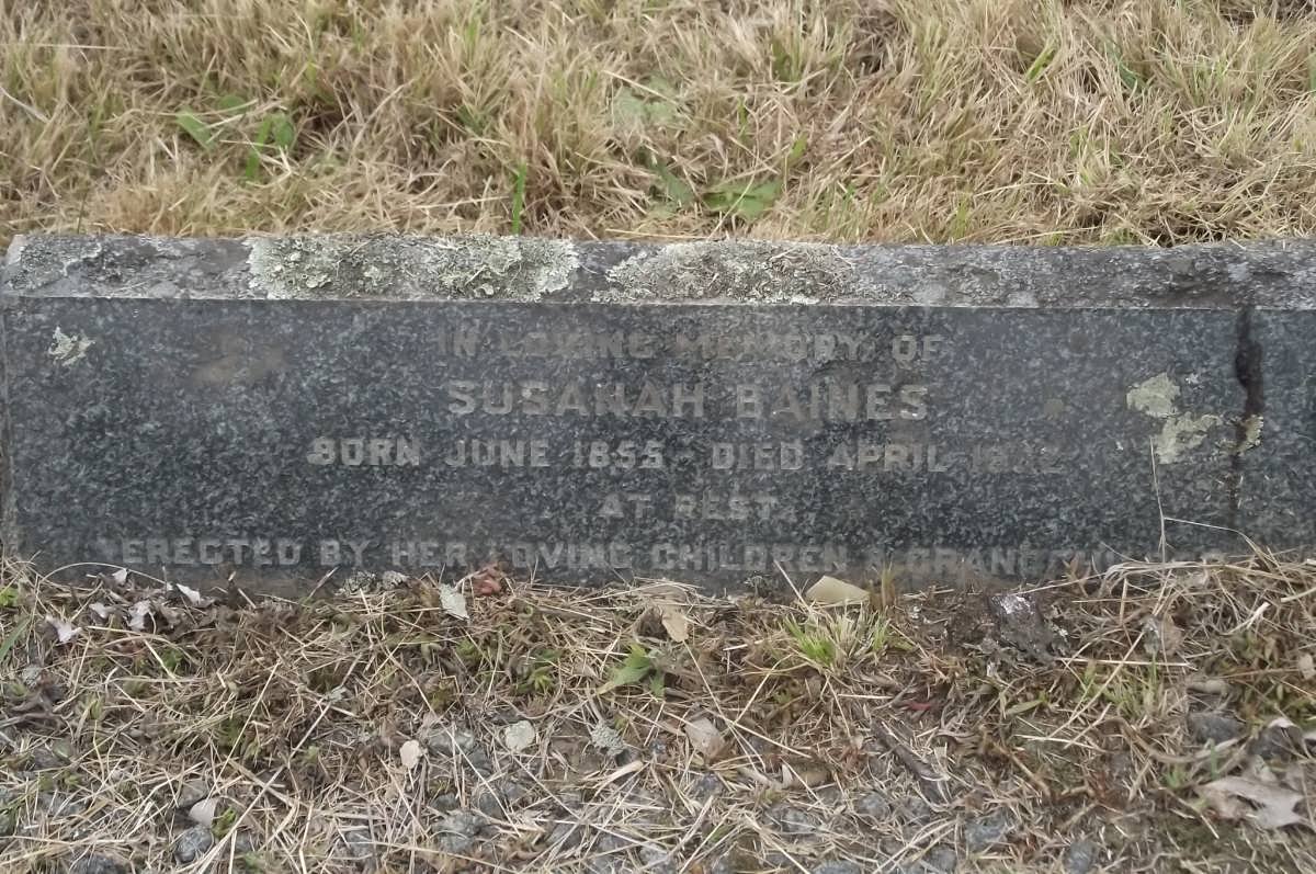 BAINES Susanah 1855-19??