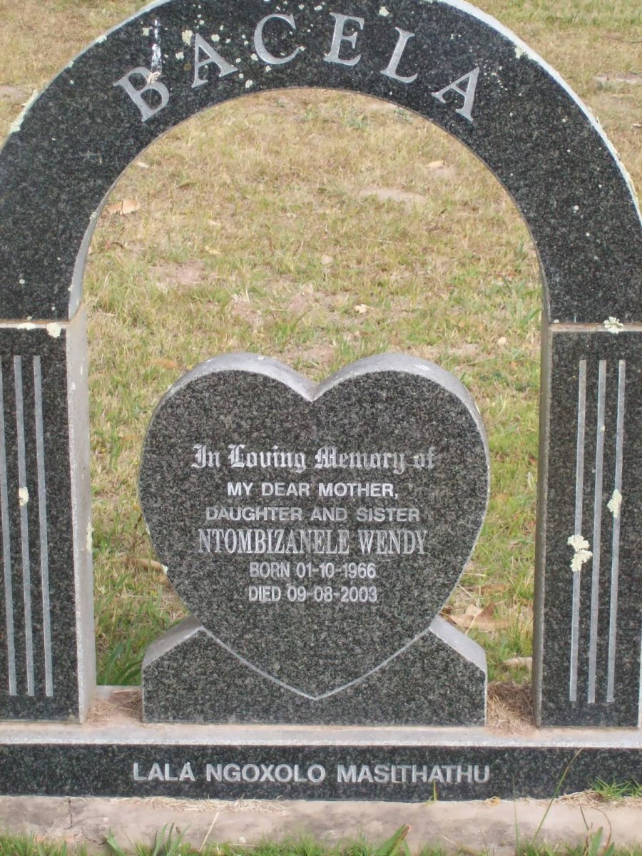BACELA Ntombizanele Wendy 1966-2003