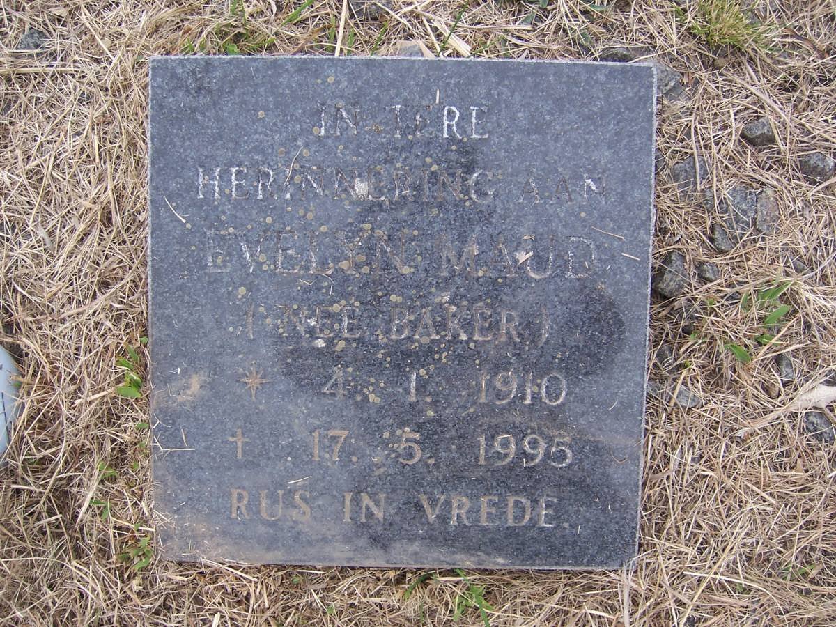 BESSINGER Evelyn Maud nee BAKER 1910-1995