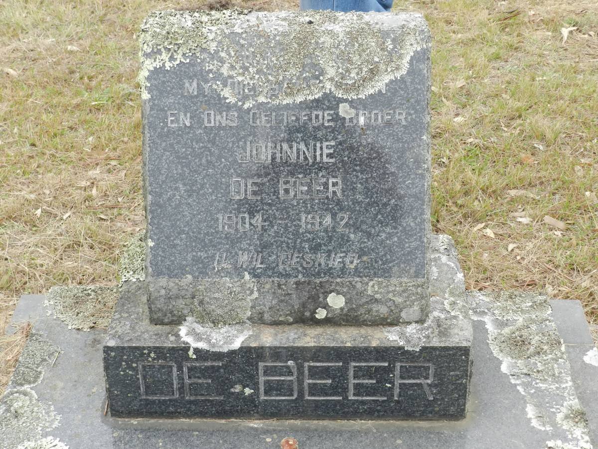 BEER Johnnie, de 1904-1942