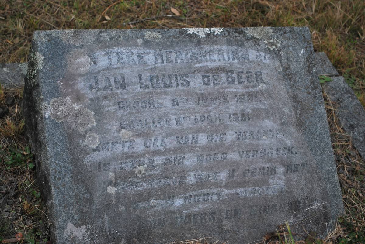 BEER Jan Louis, de 1901-1951