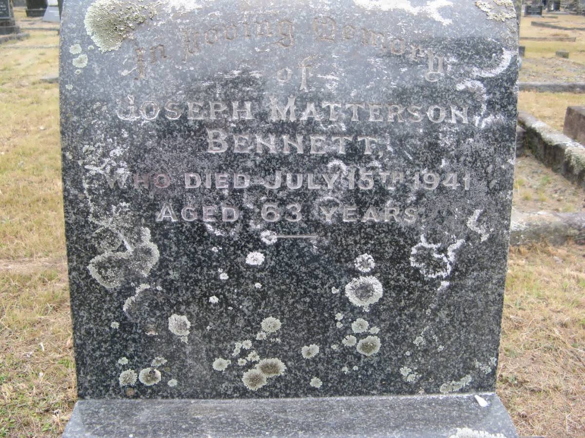 BENNETT Joseph Matterson -1941