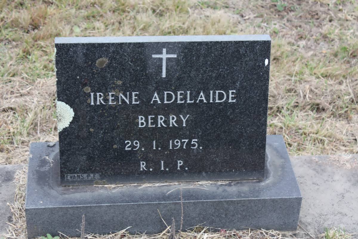 BERRY Irene Adelaide -1975