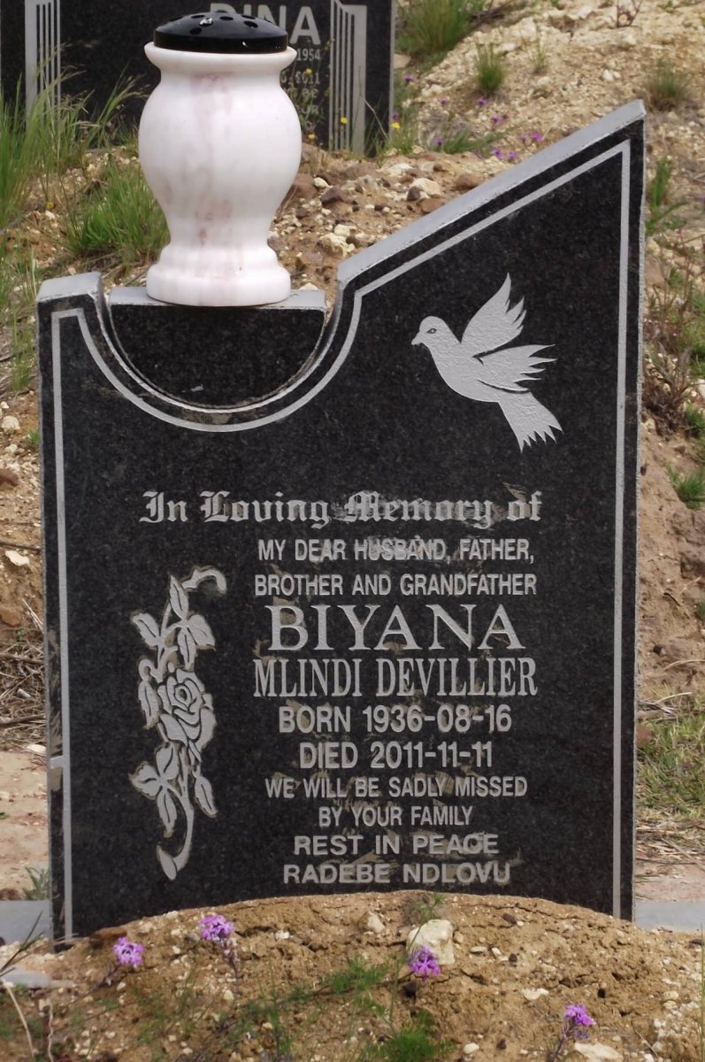 BIYANA Mlindi Devillier 1936-2011